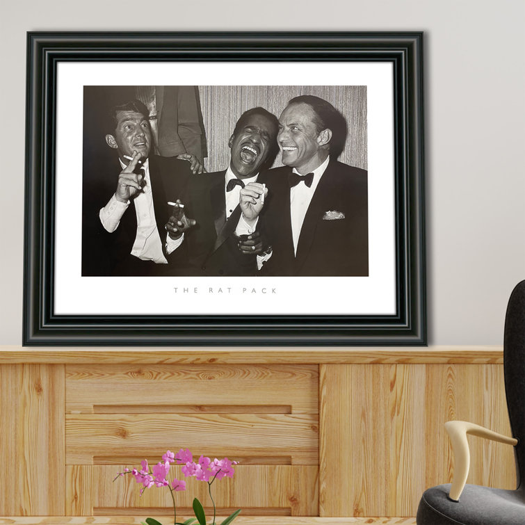 Latitude Run® The Rat Pack Framed On Paper Photograph Wayfair